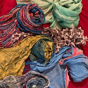6 Bohemian Scarf Bundle
